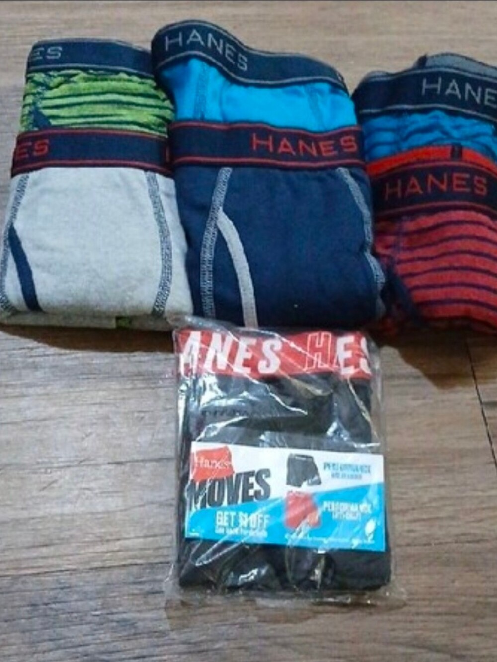 New - Hanes Boys Performance Boxer Briefs - 7 Pack